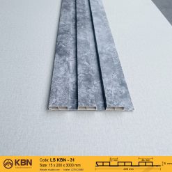 TẤM LAM SÓNG PVC 3 SÓNG THẤP KBN-31 – ỐP TƯỜNG & TRẦN TRANG TRÍ HIỆN ĐẠI