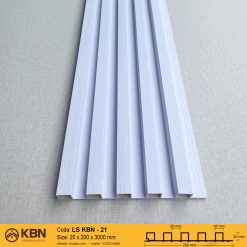 TẤM LAM SÓNG PVC 5 SÓNG CAO KBN-21 – ỐP TƯỜNG & TRẦN TRANG TRÍ HIỆN ĐẠI
